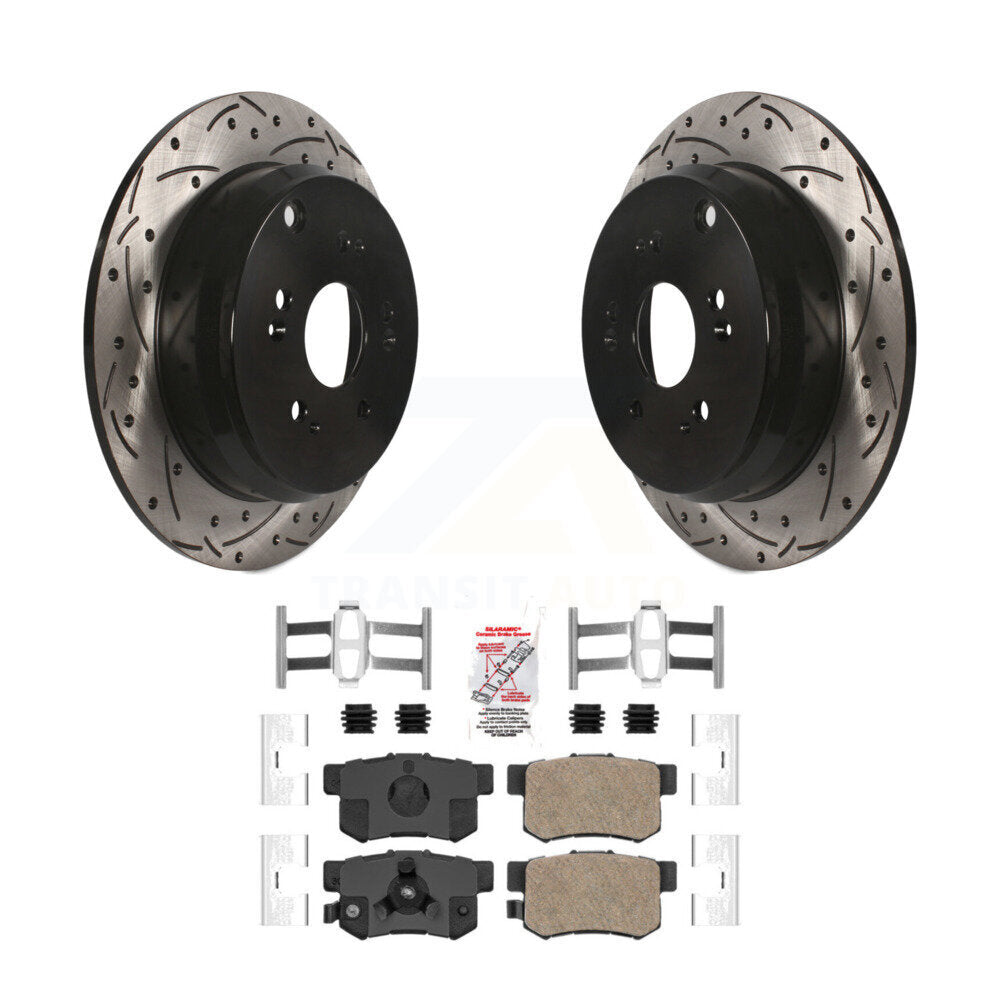 Transit Auto KDA-102255 Disc Brake Kit for 2005-2018 Acura RDX, Honda CR-V - Rear product image