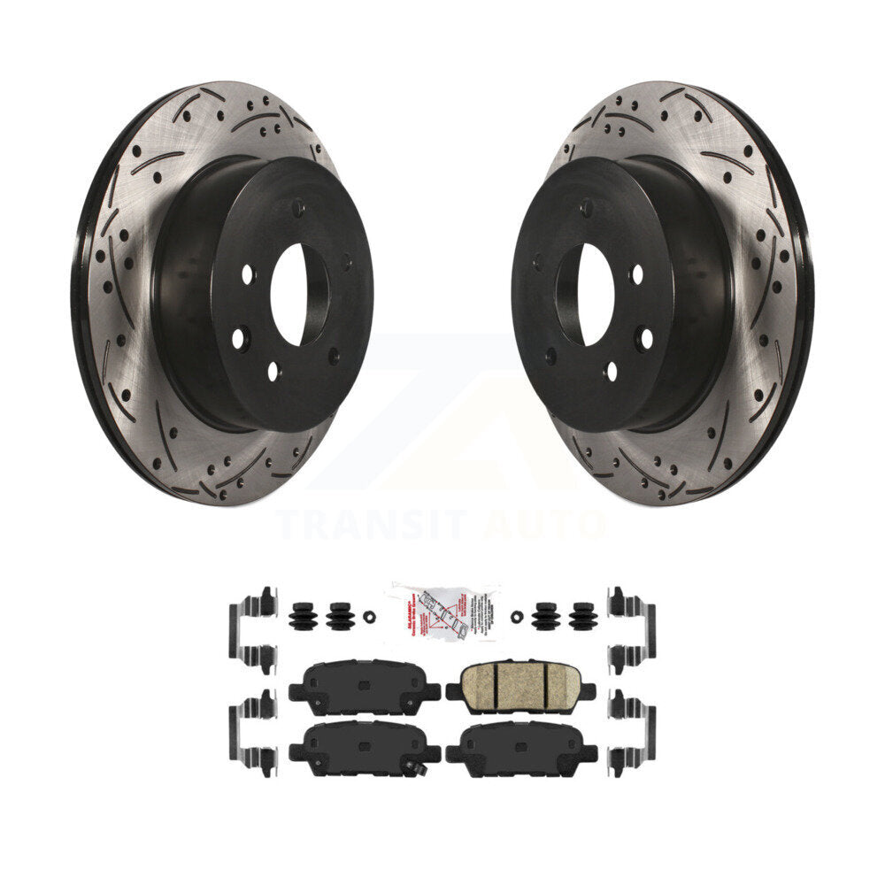 Transit Auto KDA-102256 Disc Brake Kit for 2003-2023 Nissan LEAF, Nissan Rogue Sport, Nissan Rogue & more - Rear product image