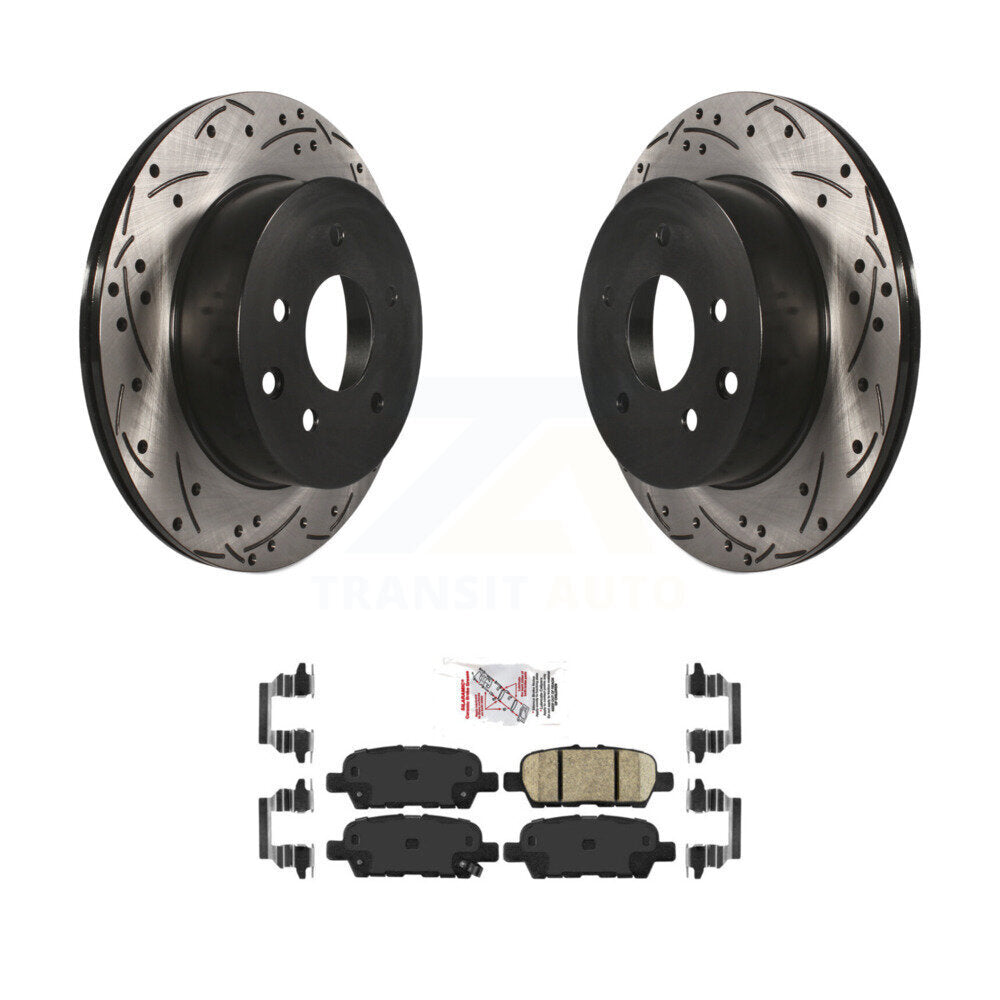 Transit Auto KDA-102257 Disc Brake Kit for 2003-2023 Nissan LEAF, Nissan Rogue Sport, Nissan Rogue & more - Rear product image