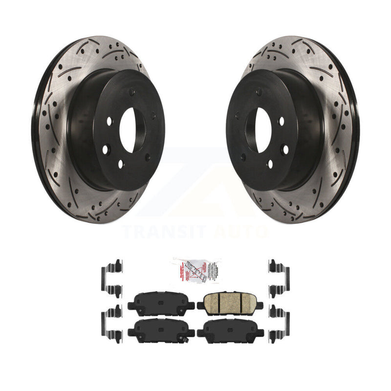 Transit Auto KDA-102257 Disc Brake Kit for 2003-2023 Nissan LEAF, Nissan Rogue Sport, Nissan Rogue & more - Rear product image