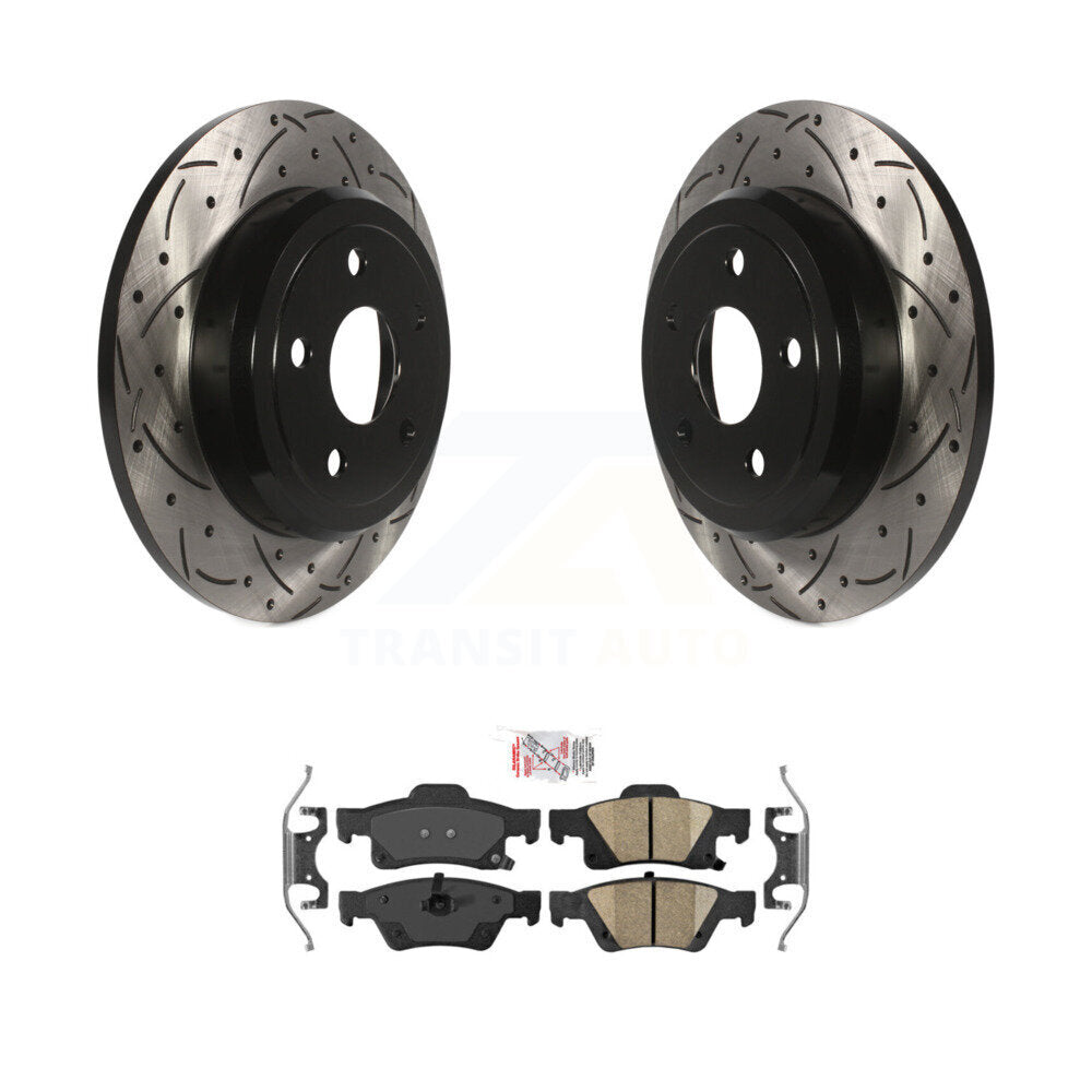Transit Auto KDA-102265 Disc Brake Kit for 2011-2017 Dodge Durango, Jeep Grand Cherokee - Rear product image