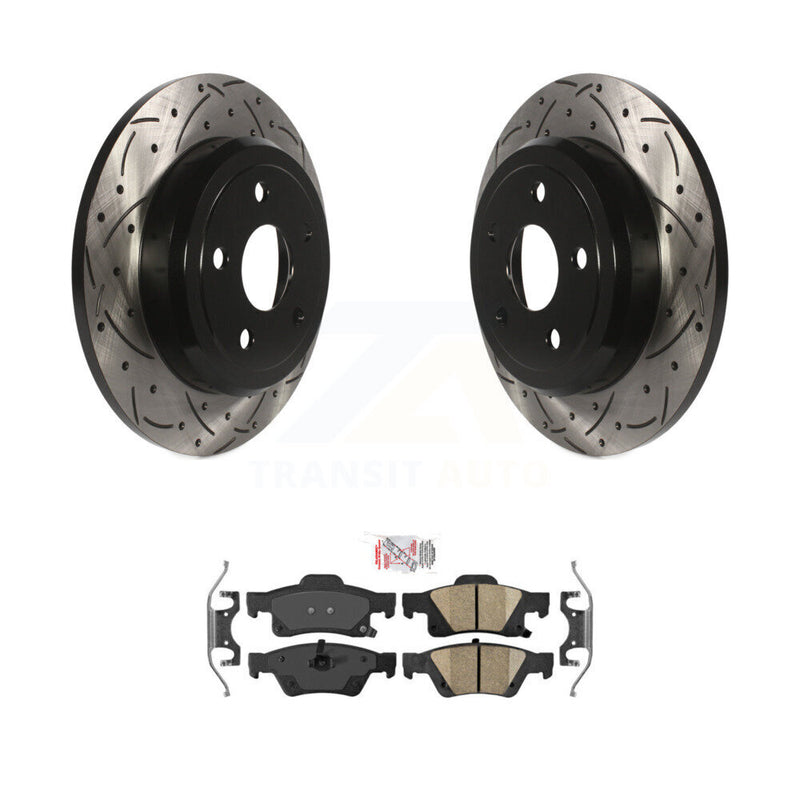 Transit Auto KDA-102265 Disc Brake Kit for 2011-2017 Dodge Durango, Jeep Grand Cherokee - Rear product image