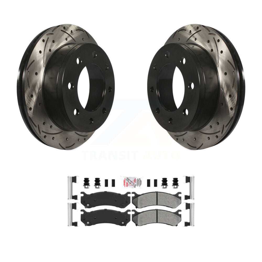 Transit Auto KDA-102267 Disc Brake Kit for 1999-2009 Chevrolet Silverado 1500 HD Classic, Chevrolet Suburban 2500, GMC Sierra 1500 HD Classic & more - Rear product image