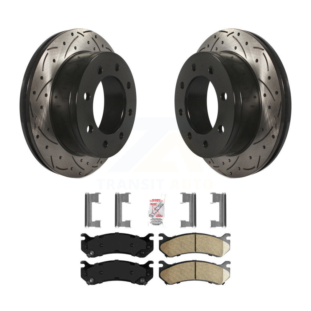 Transit Auto KDA-102270 Disc Brake Kit for 1999-2013 Chevrolet Suburban 2500, GMC Yukon XL 2500, Chevrolet Silverado 2500 HD & more - Rear product image