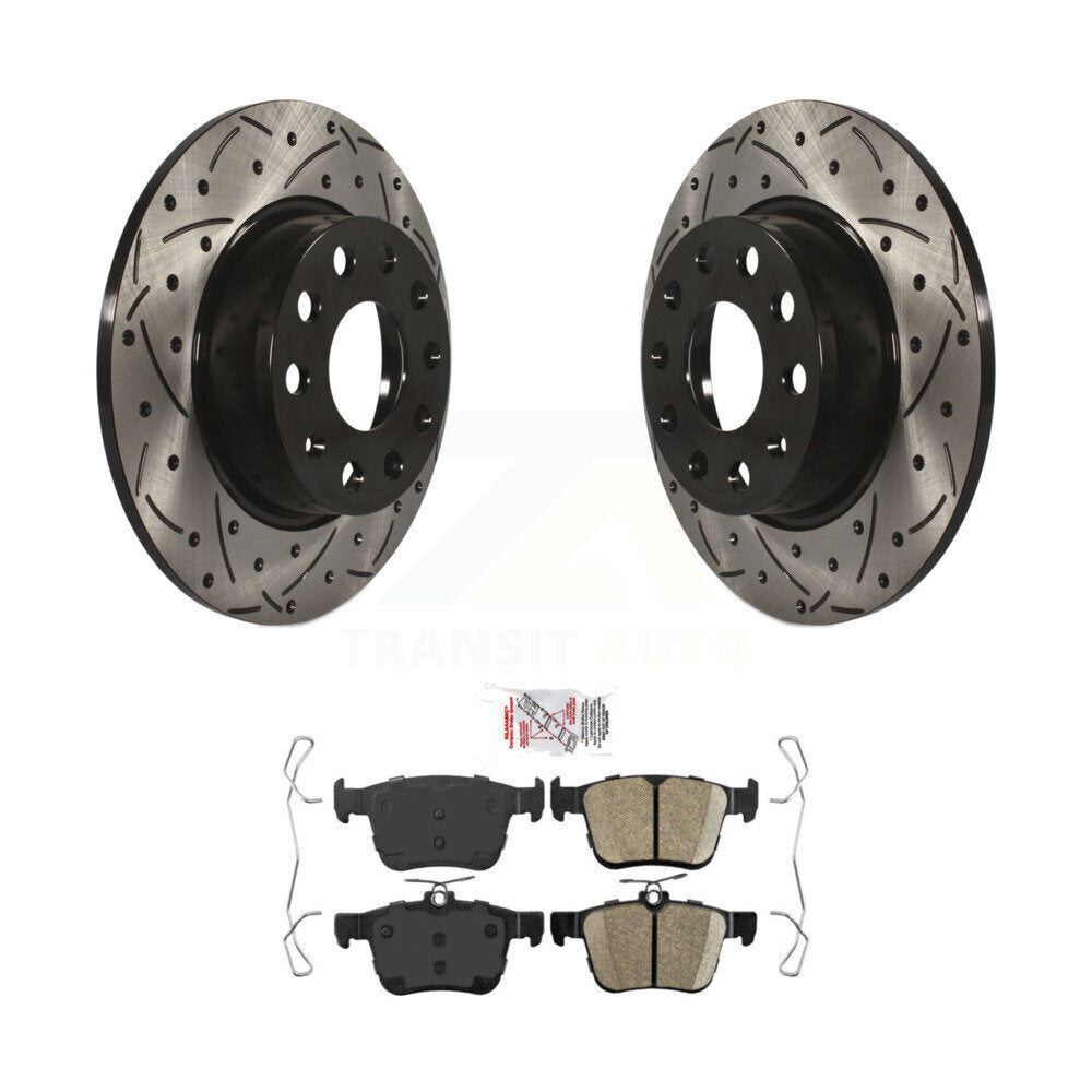 Transit Auto KDA-102281 Disc Brake Kit for 2015-2023 Volkswagen Taos, Audi A3, Audi A3 Sportback e-tron & more - Rear product image