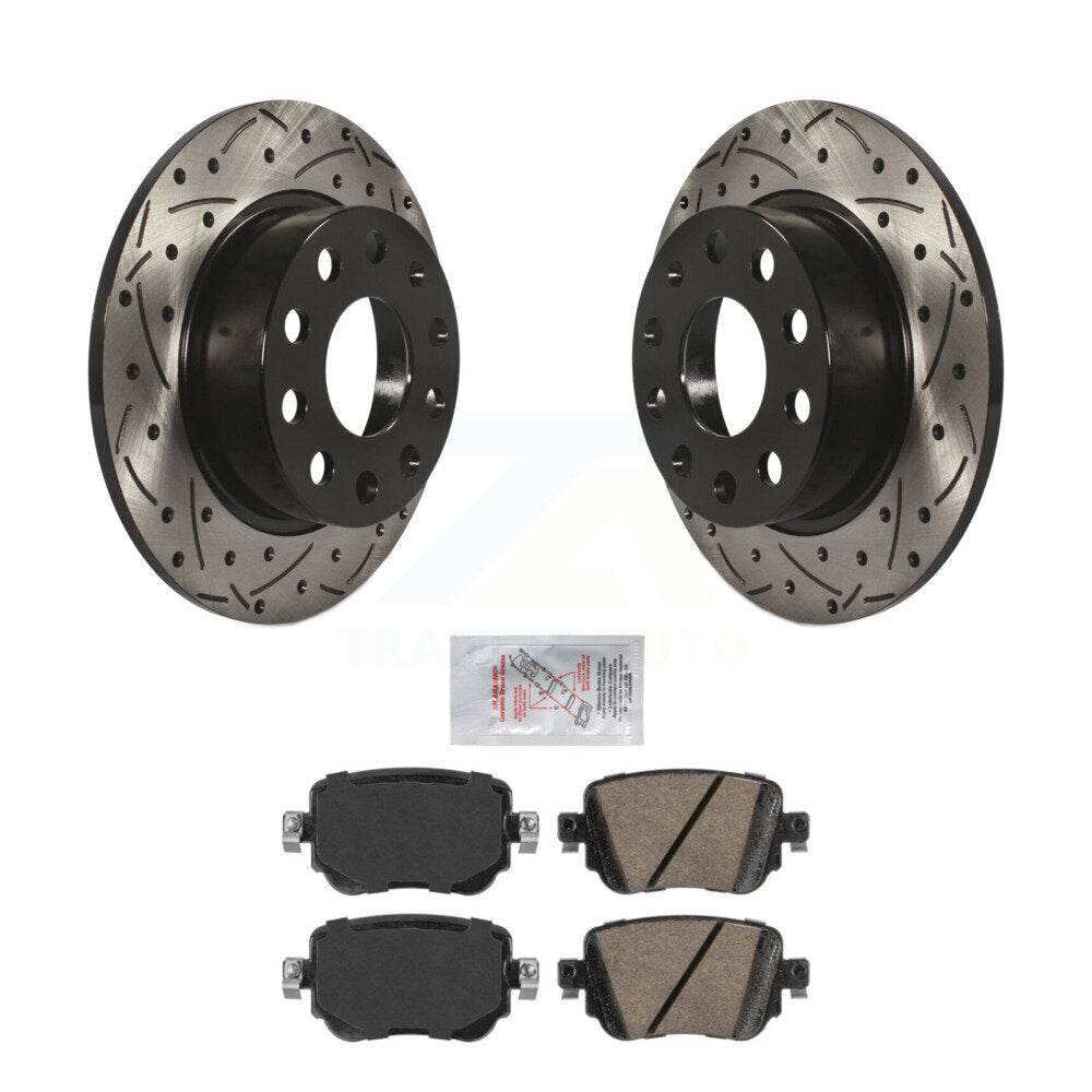 Transit Auto KDA-102283 Disc Brake Kit for 2015 Volkswagen Golf, Volkswagen Golf SportWagen - Rear product image