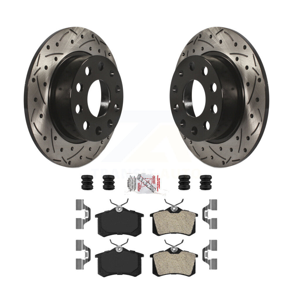 Transit Auto KDA-102285 Disc Brake Kit for 2017-2019 Volkswagen Golf Alltrack - Rear product image