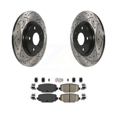 Transit Auto KDA-102286 Disc Brake Kit for 2012-2020 Dodge Grand Caravan, Dodge Journey, Chrysler Town & Country & more - Rear product image