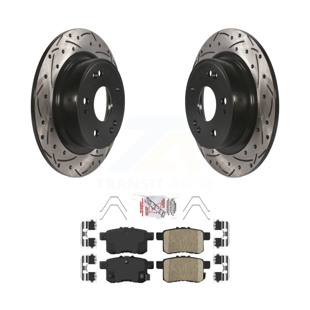 Transit Auto KDA-102289 Disc Brake Kit for 2008-2017 Honda Accord, Acura TSX - Rear product image