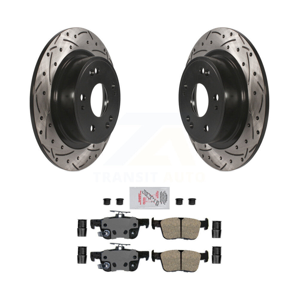 Transit Auto KDA-102293 Disc Brake Kit for 2018-2024 Honda Accord - Rear product image