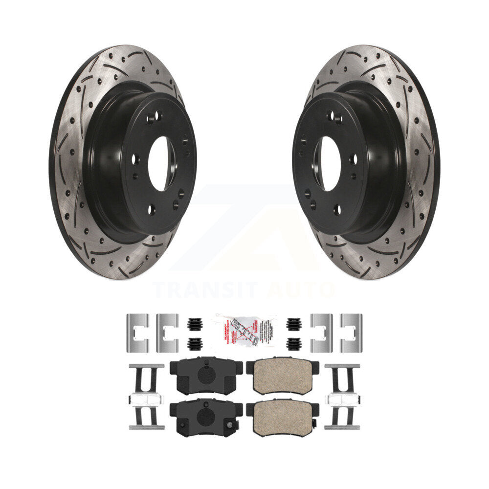 Transit Auto KDA-102295 Disc Brake Kit for 2005-2022 Acura ILX, Honda Accord - Rear product image