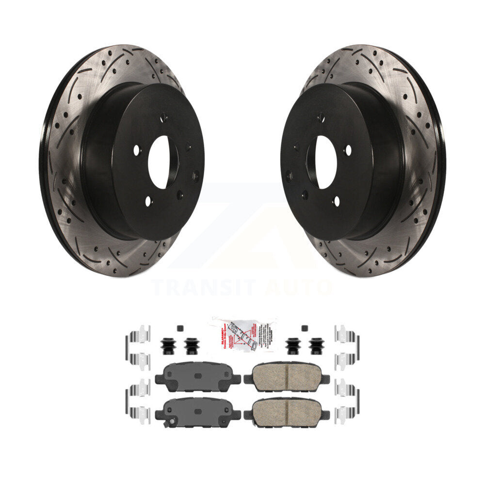 Transit Auto KDA-102298 Disc Brake Kit for 2009-2012 INFINITI FX35 - Rear product image