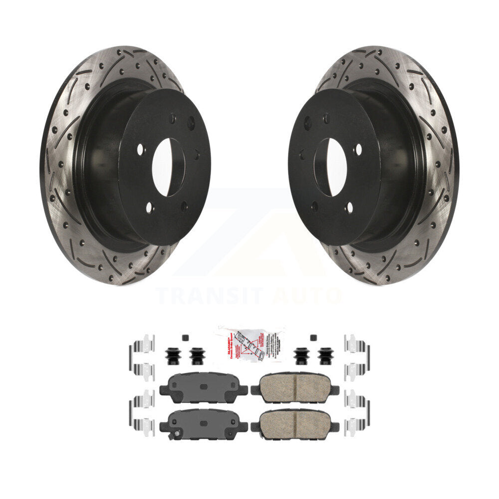 Transit Auto KDA-102304 Disc Brake Kit for 2007-2012 Nissan Altima, Nissan Sentra - Rear product image