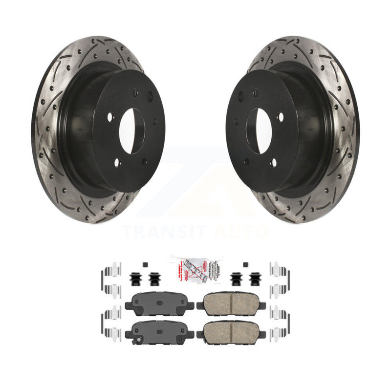 Transit Auto KDA-102304 Disc Brake Kit for 2007-2012 Nissan Altima, Nissan Sentra - Rear product image