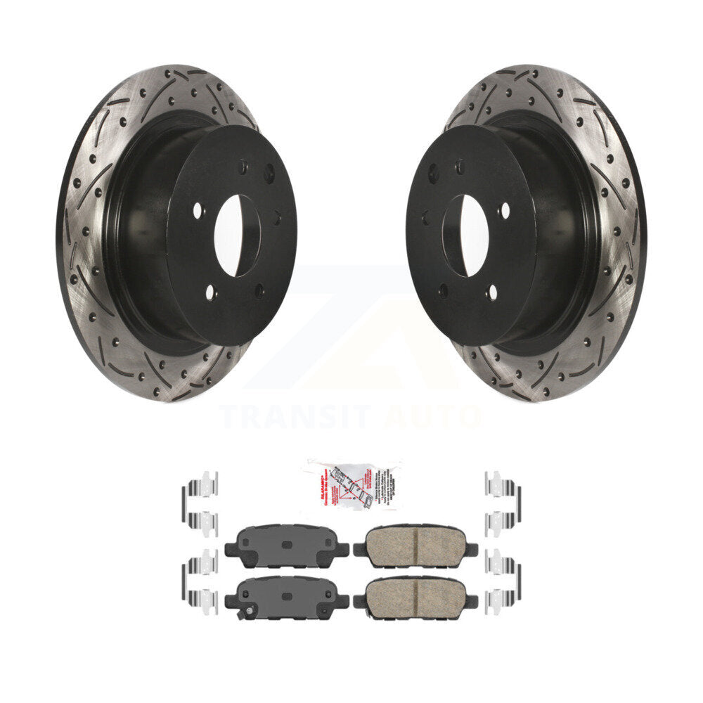 Transit Auto KDA-102305 Disc Brake Kit for 2007-2012 Nissan Altima, Nissan Sentra - Rear product image