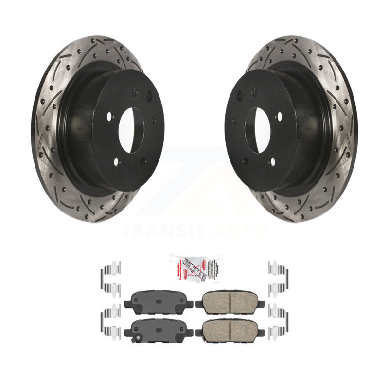 Transit Auto KDA-102305 Disc Brake Kit for 2007-2012 Nissan Altima, Nissan Sentra - Rear product image