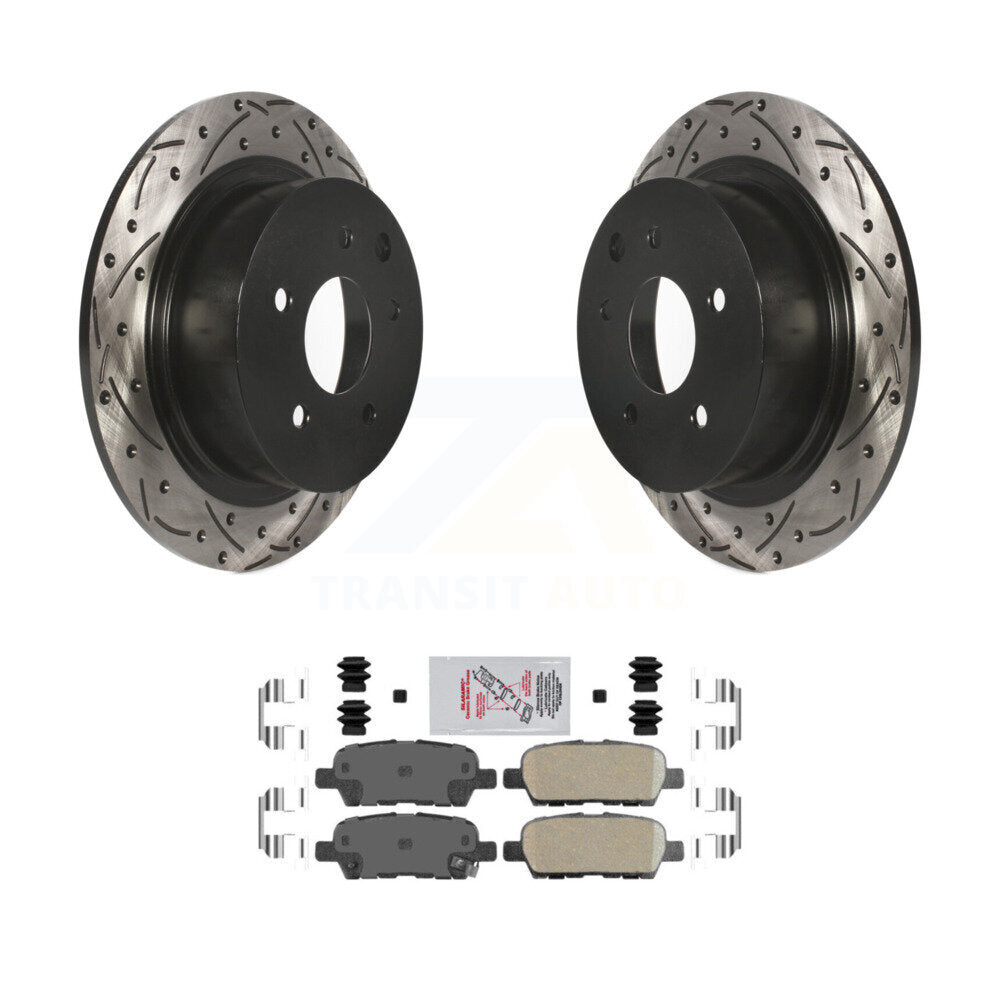 Transit Auto KDA-102307 Disc Brake Kit for 2002-2023 Nissan Altima, Nissan Juke, Nissan Sentra & more - Rear product image