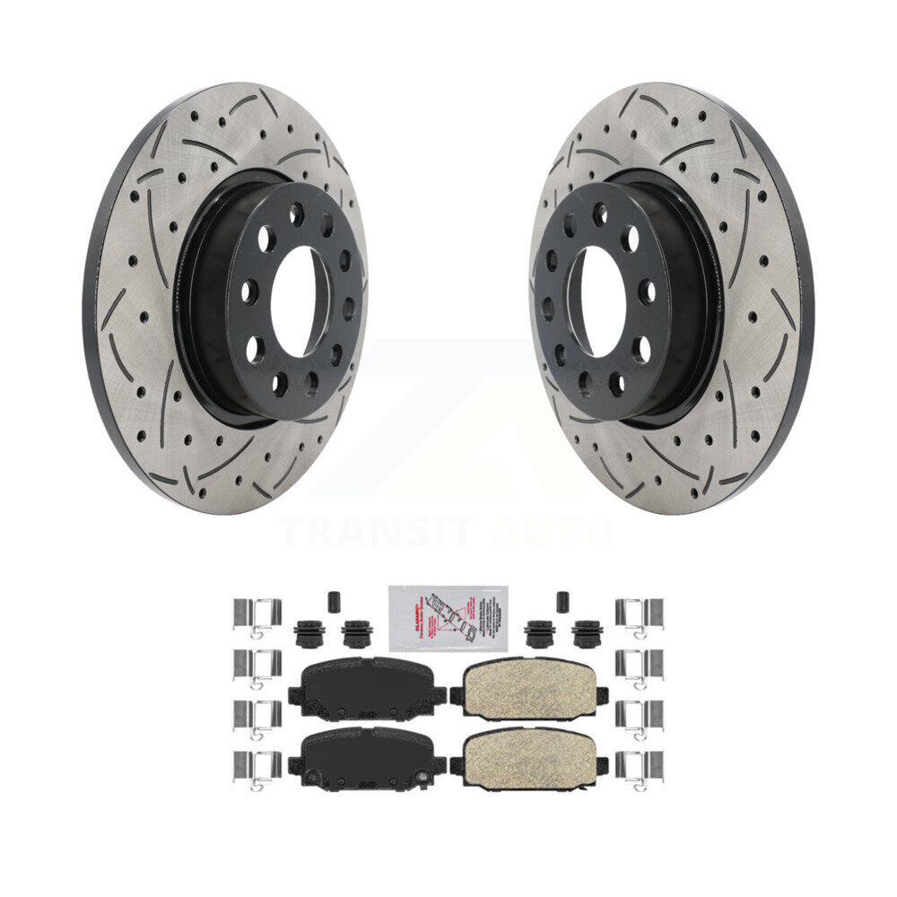 Transit Auto KDA-102309 Disc Brake Kit for 2018-2023 Jeep Compass - Rear product image