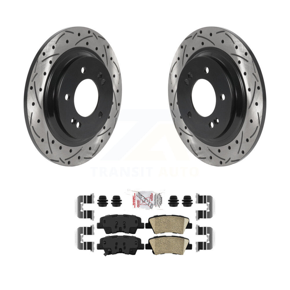 Transit Auto KDA-102319 Disc Brake Kit for 2013-2016 Kia Optima, Kia Soul EV, Hyundai Sonata & more - Rear product image