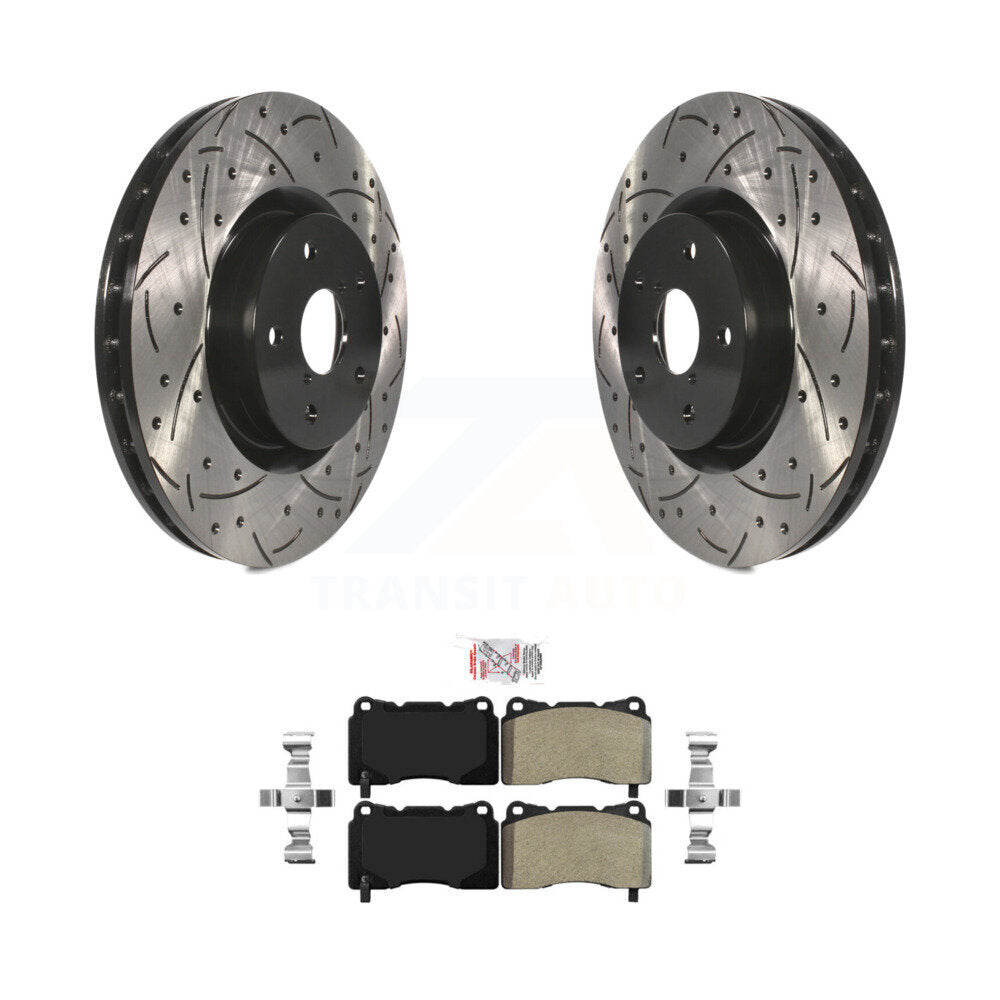 Transit Auto KDA-102327 Disc Brake Kit for 2005-2017 Subaru WRX, Subaru WRX STI, Subaru Impreza - Front product image