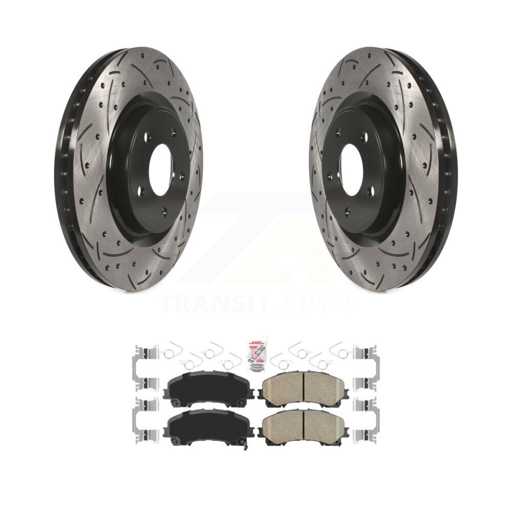 Transit Auto KDA-102339 Disc Brake Kit for 2014-2019 Nissan Rogue - Front product image