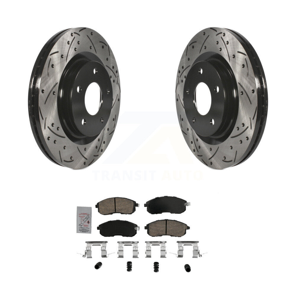 Transit Auto KDA-102345 Disc Brake Kit for 2017-2019 Nissan Sentra - Front product image