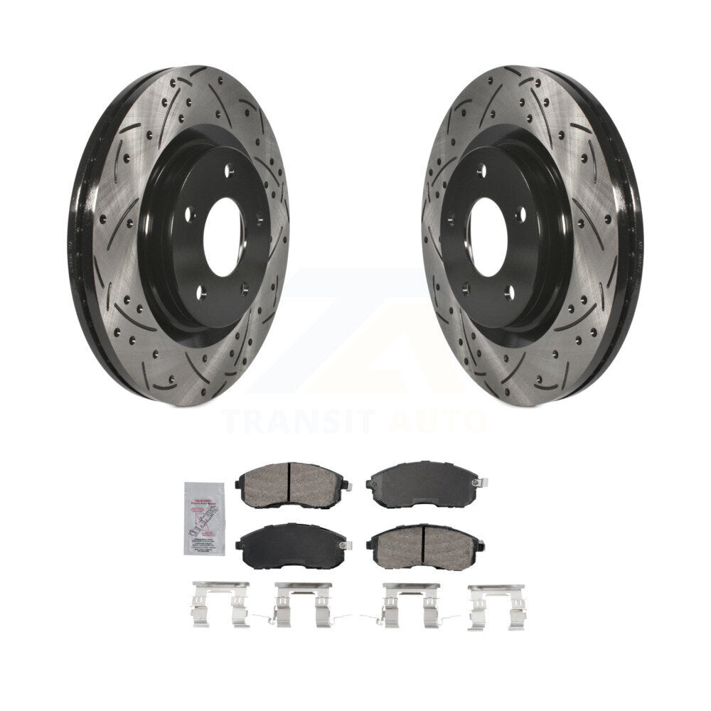 Transit Auto KDA-102346 Disc Brake Kit for 2017-2019 Nissan Sentra - Front product image