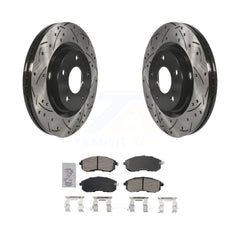 Transit Auto KDA-102346 Disc Brake Kit for 2017-2019 Nissan Sentra - Front product image