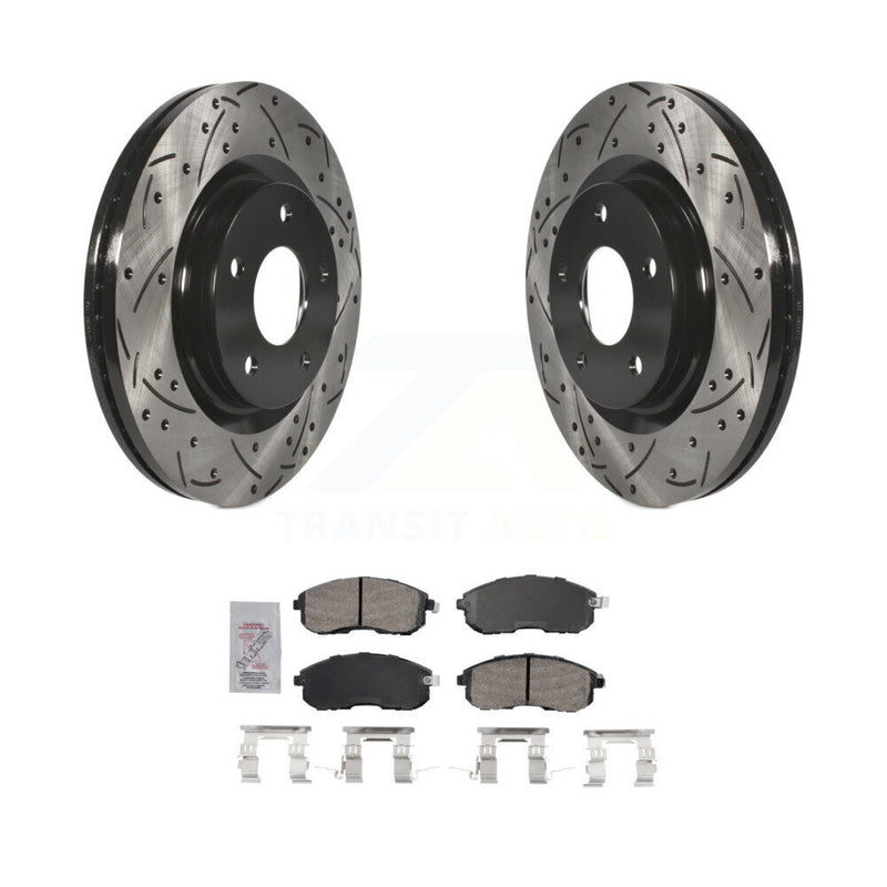 Transit Auto KDA-102346 Disc Brake Kit for 2017-2019 Nissan Sentra - Front product image