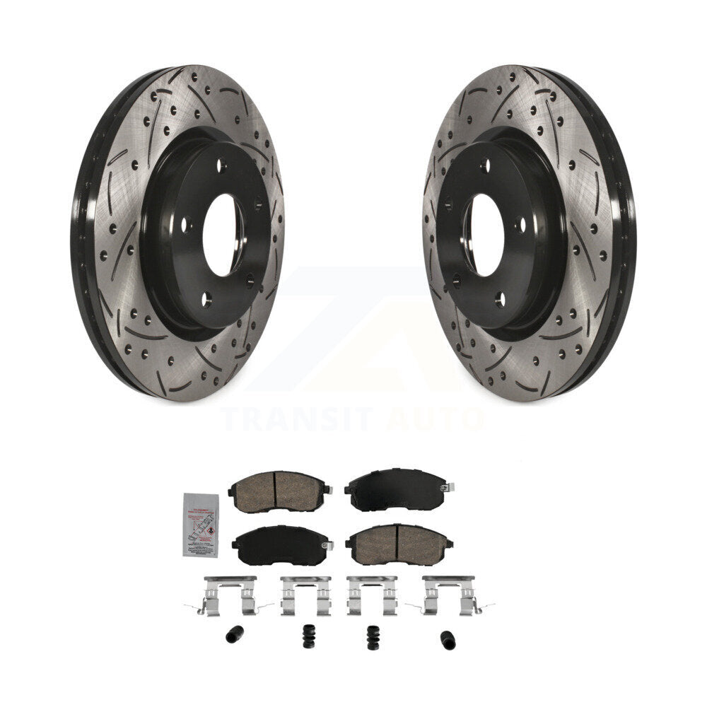 Transit Auto KDA-102347 Disc Brake Kit for 2013-2019 Nissan Sentra - Front product image