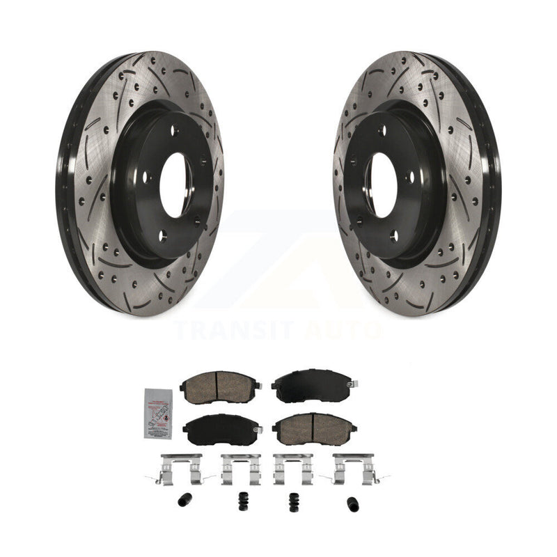 Transit Auto KDA-102347 Disc Brake Kit for 2013-2019 Nissan Sentra - Front product image