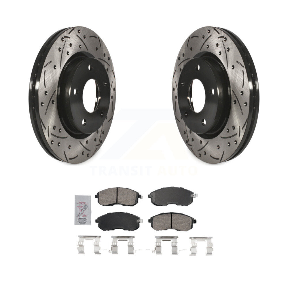 Transit Auto KDA-102348 Disc Brake Kit for 2013-2019 Nissan Sentra - Front product image