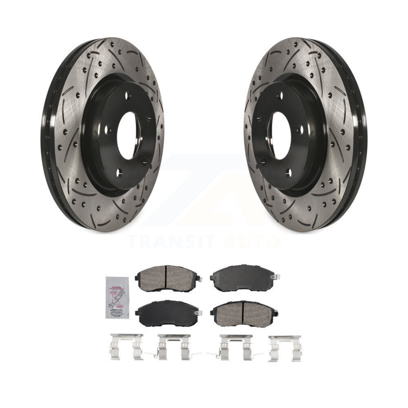 Transit Auto KDA-102348 Disc Brake Kit for 2013-2019 Nissan Sentra - Front product image