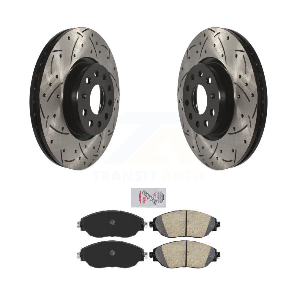 Transit Auto KDA-102379 Disc Brake Kit for 2015-2020 Audi A3 Quattro, Volkswagen Arteon, Volkswagen GTI - Front product image