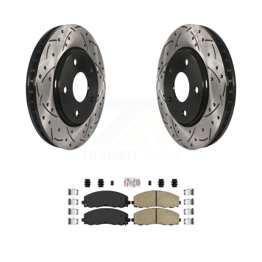 Transit Auto KDA-102390 Disc Brake Kit for 2017-2018 Dodge Grand Caravan - Front product image