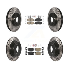 Transit Auto KDA-102393 Disc Brake Kit for 2008-2017 Honda Accord - Front and Rear product image
