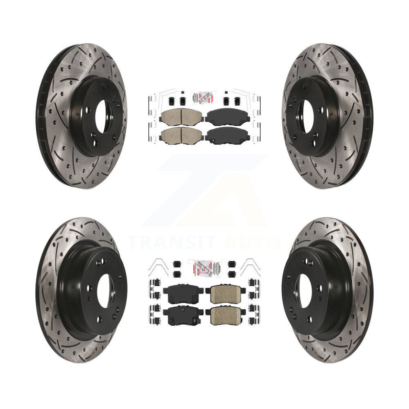 Transit Auto KDA-102394 Disc Brake Kit for 2008-2017 Honda Accord - Front and Rear product image