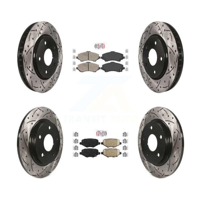 Transit Auto KDA-102397 Disc Brake Kit for 2012-2016 Chrysler Town & Country, Dodge Grand Caravan, Dodge Journey & more - Front and Rear product image
