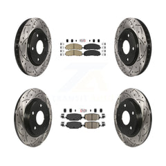 Transit Auto KDA-102399 Disc Brake Kit for 2017-2018 Dodge Grand Caravan - Front and Rear product image