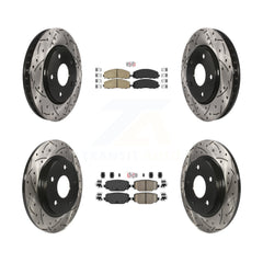 Transit Auto KDA-102401 Disc Brake Kit for 2017-2018 Dodge Grand Caravan - Front and Rear product image