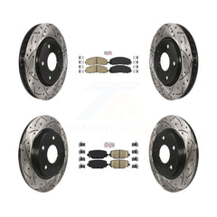 Transit Auto KDA-102402 Disc Brake Kit for 2017-2018 Dodge Grand Caravan - Front and Rear product image