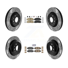 Transit Auto KDA-102404 Disc Brake Kit for 2018-2020 Jeep Wrangler - Front and Rear product image