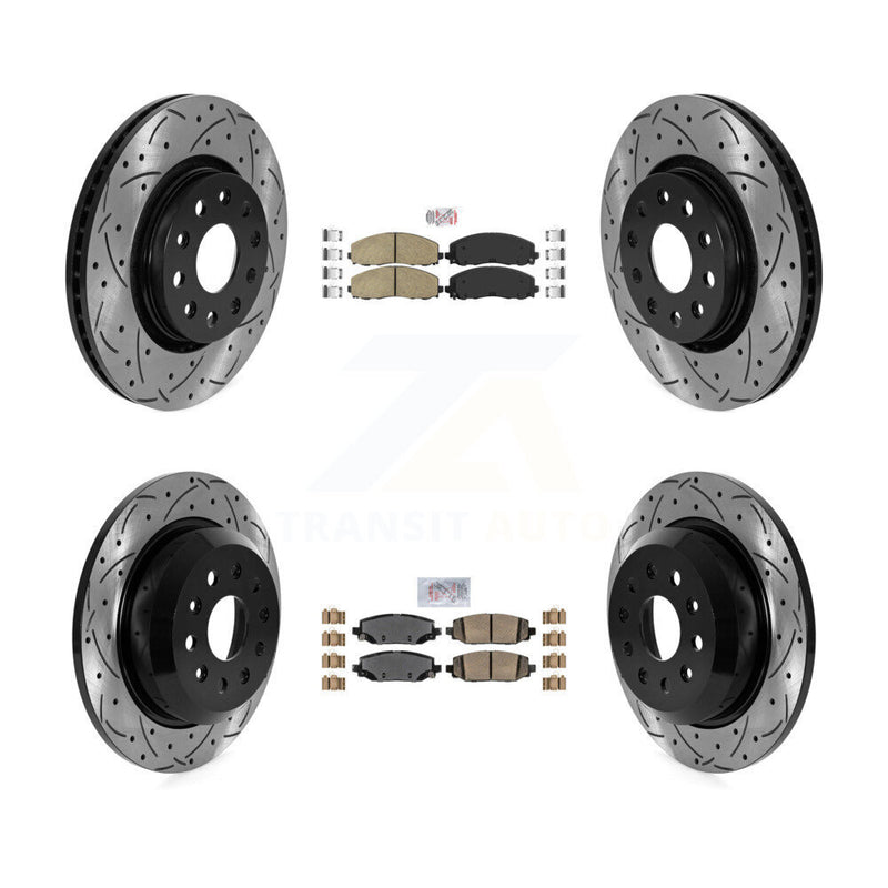 Transit Auto KDA-102406 Disc Brake Kit for 2018-2020 Jeep Wrangler - Front and Rear product image