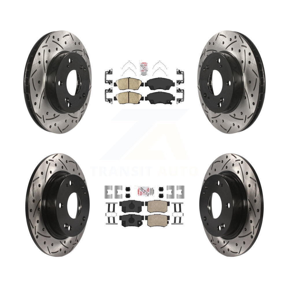 Transit Auto KDA-102411 Disc Brake Kit for 2013-2015 Acura ILX - Front and Rear product image