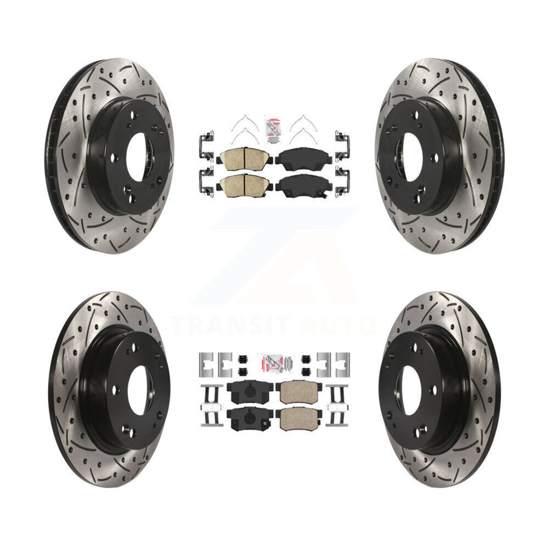 Transit Auto KDA-102411 Disc Brake Kit for 2013-2015 Acura ILX - Front and Rear product image