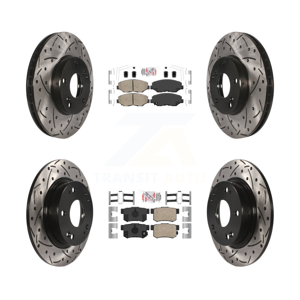 Transit Auto KDA-102414 Disc Brake Kit for 2014-2015 Acura ILX - Front and Rear product image