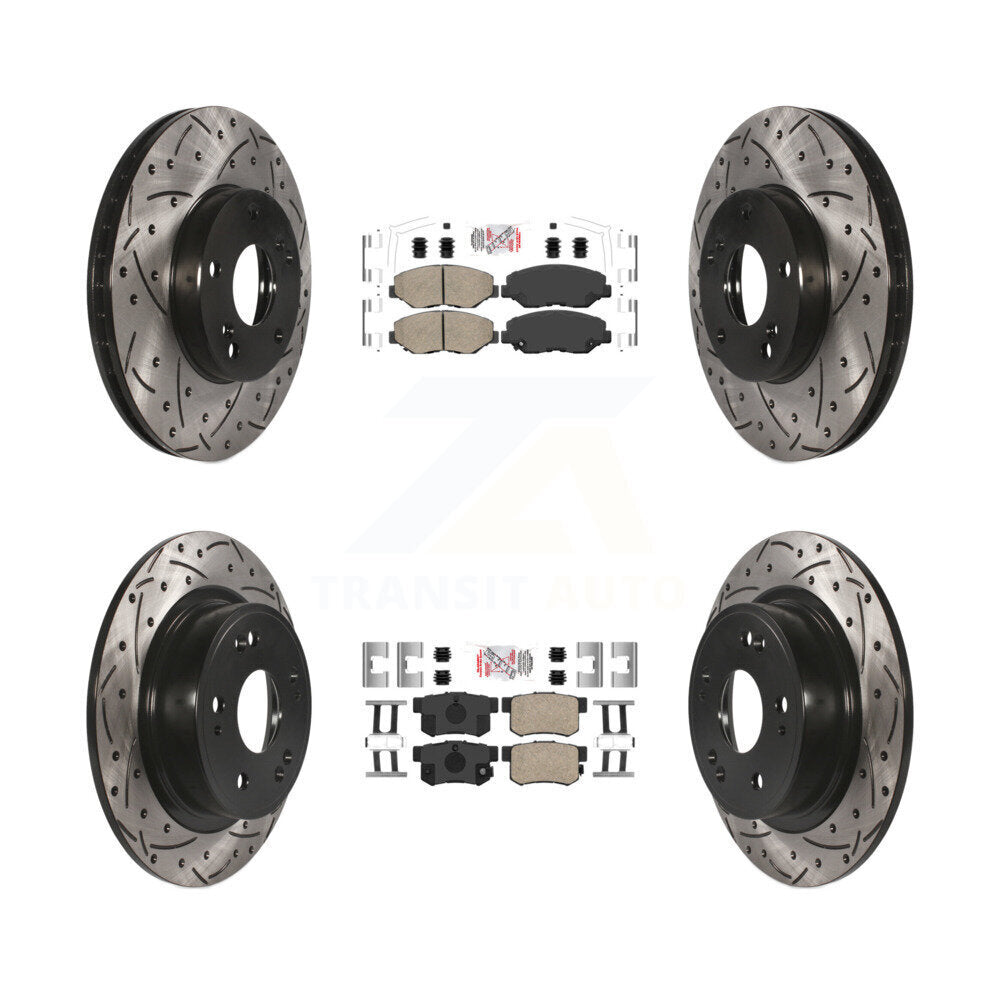 Transit Auto KDA-102415 Disc Brake Kit for 2005 Honda Accord - Front and Rear product image