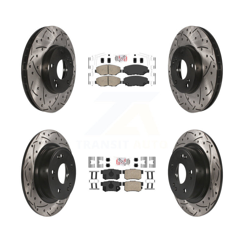 Transit Auto KDA-102415 Disc Brake Kit for 2005 Honda Accord - Front and Rear product image