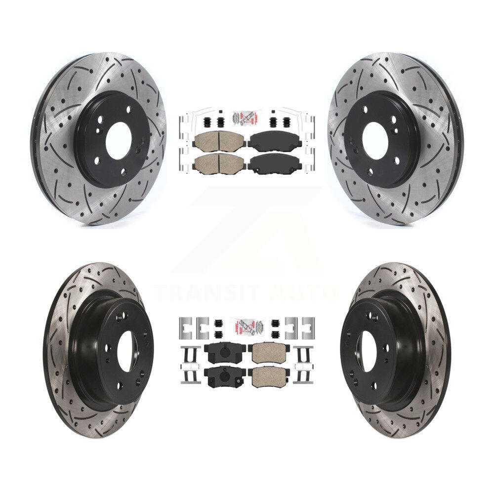 Transit Auto KDA-102416 Disc Brake Kit for 2005 Honda Accord - Front and Rear product image