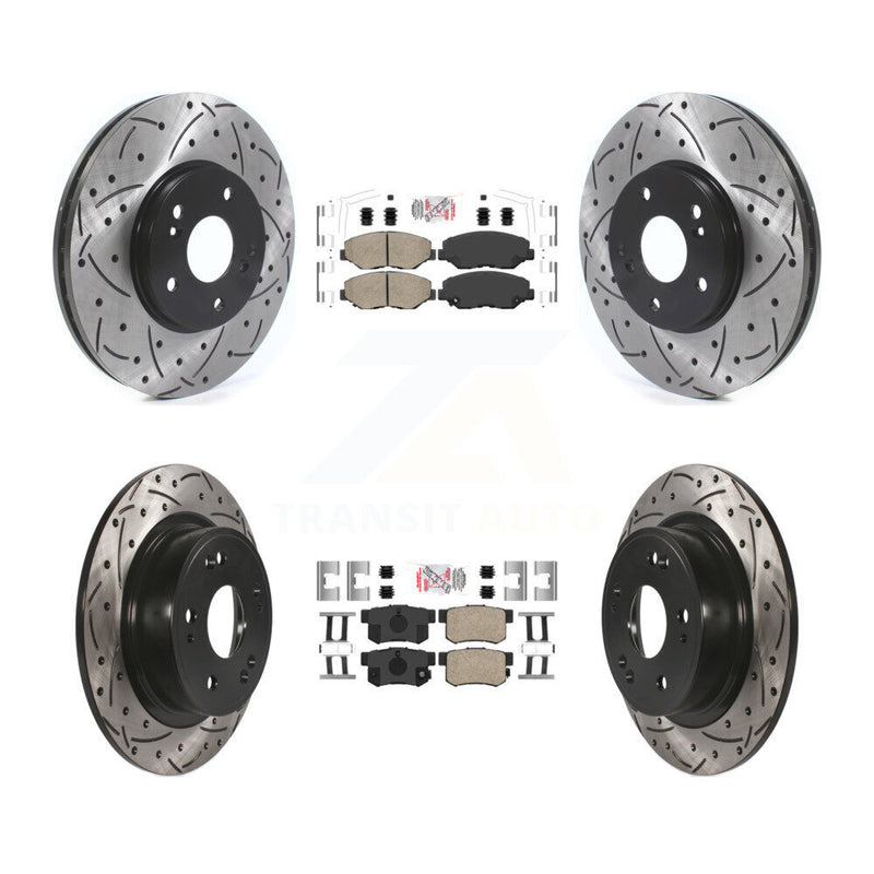 Transit Auto KDA-102416 Disc Brake Kit for 2005 Honda Accord - Front and Rear product image